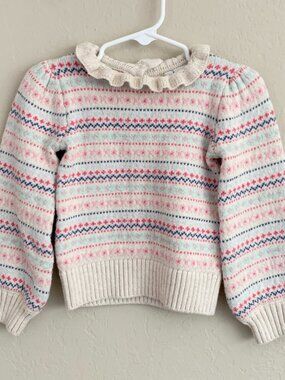 Janie and Jack Knit Collared Sweater • 2T